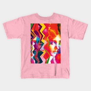 Virginia Woolf IV - Art by Zoran Maslic Kids T-Shirt